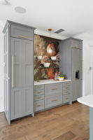 Custom Built-in Buffet with Miele Refrigerator & Freezer