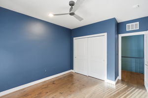 Bedroom 2 with Custom Closet