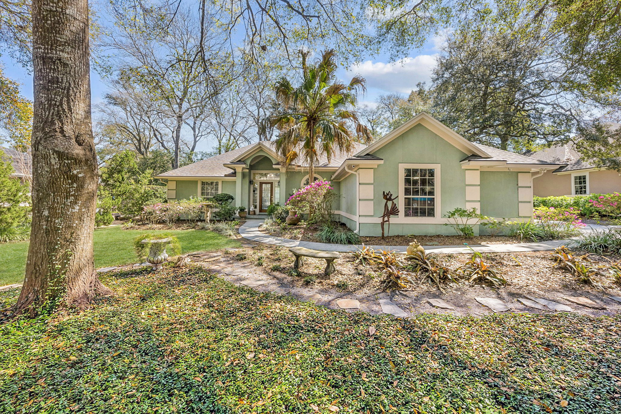 Back at home, the setting feels peaceful, established, and effortlessly tucked away.