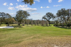 Views across the 13th hole create a beautiful natural backdrop for everyday living.