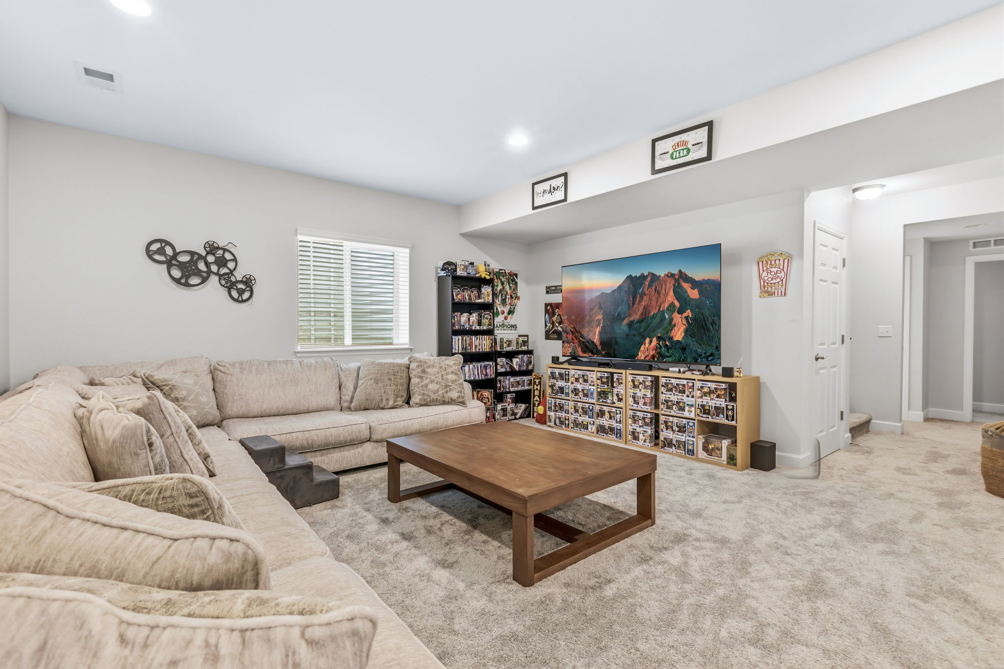 Basement family room