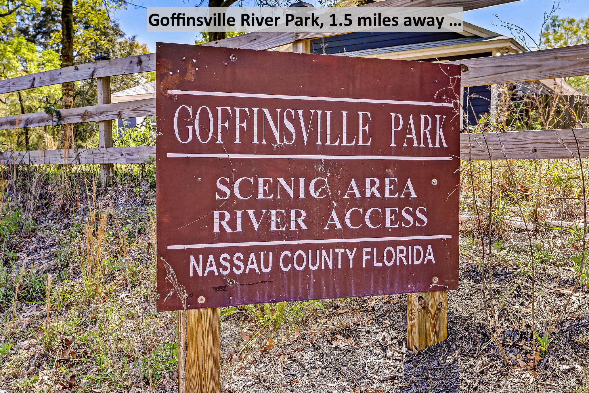 Only 1.5 miles away is a local boat launch ...