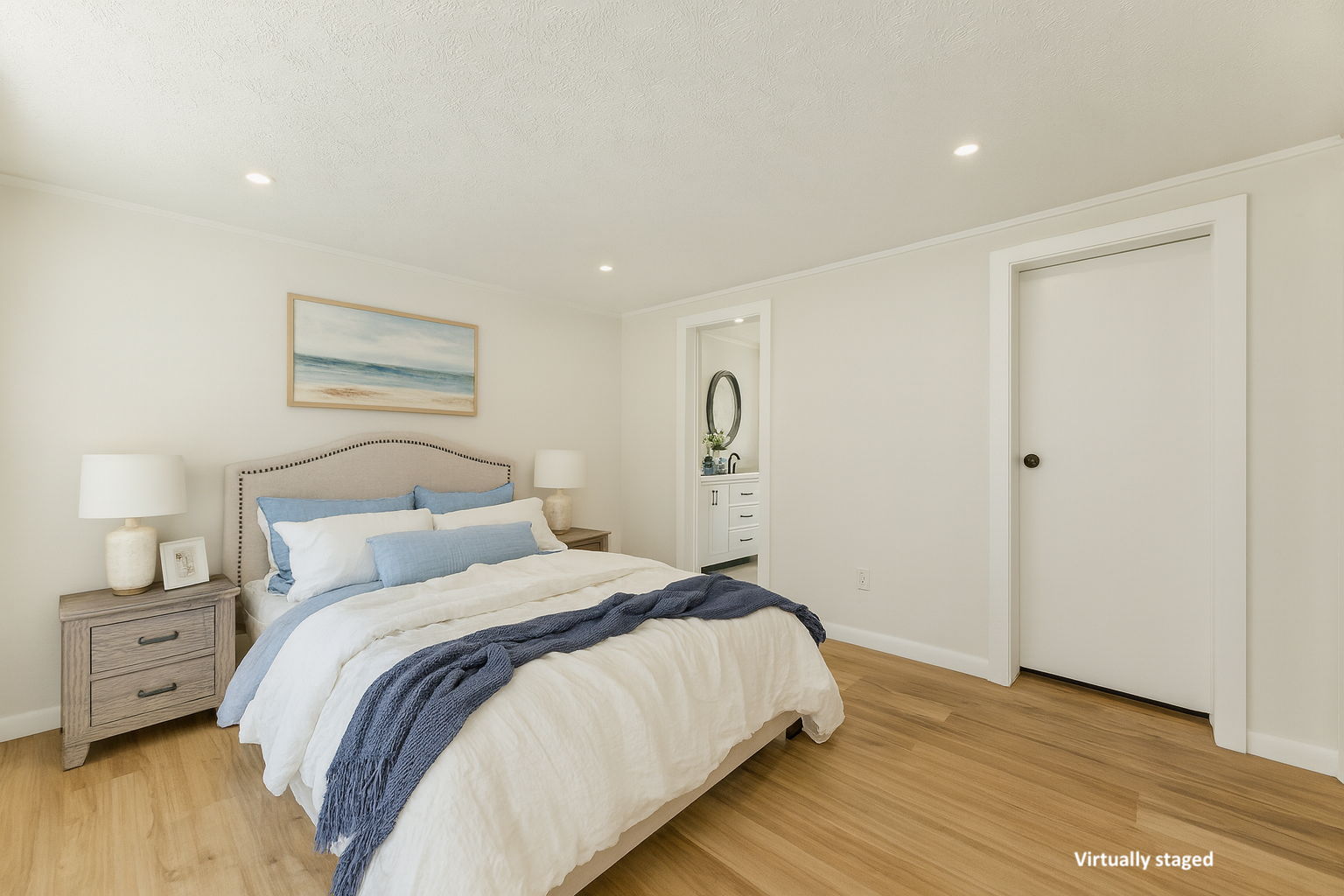 ...with plenty of space for a king bed