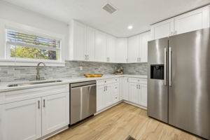 ... all new stainless steel appliances