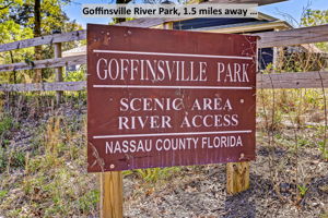 Only 1.5 miles away is a local boat launch ...