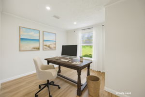 ... to repurpose a bedroom as an office.