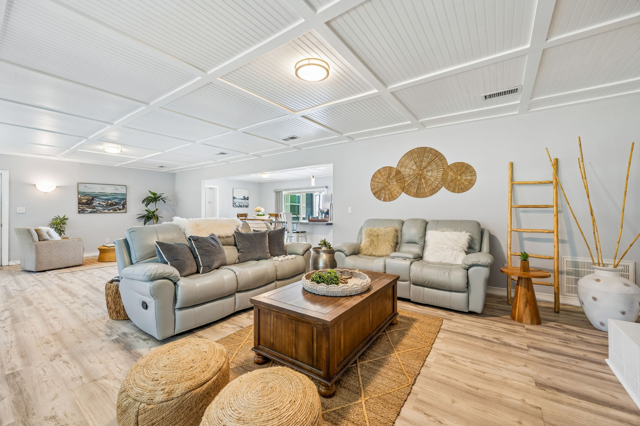 The main living area offers plenty of room to gather, relax and entertain comfortably.