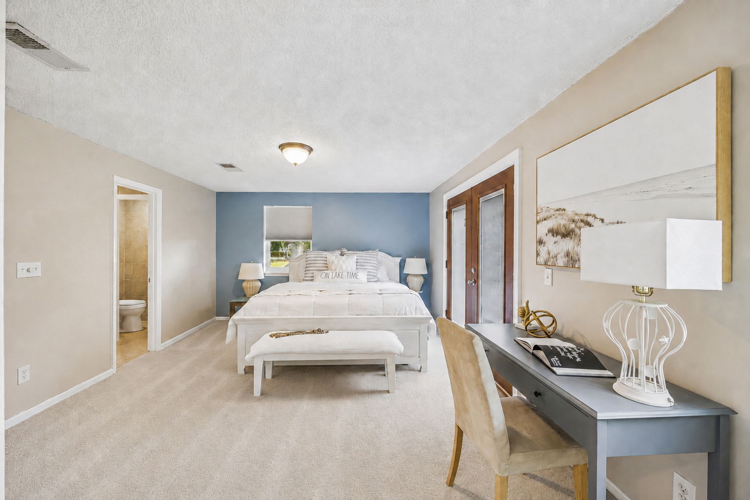 A generous layout and private ensuite create a comfortable retreat.