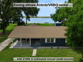 The updated three-bedroom, two-bath home is ready to enjoy now, with excellent Airbnb or VRBO rental potential ...