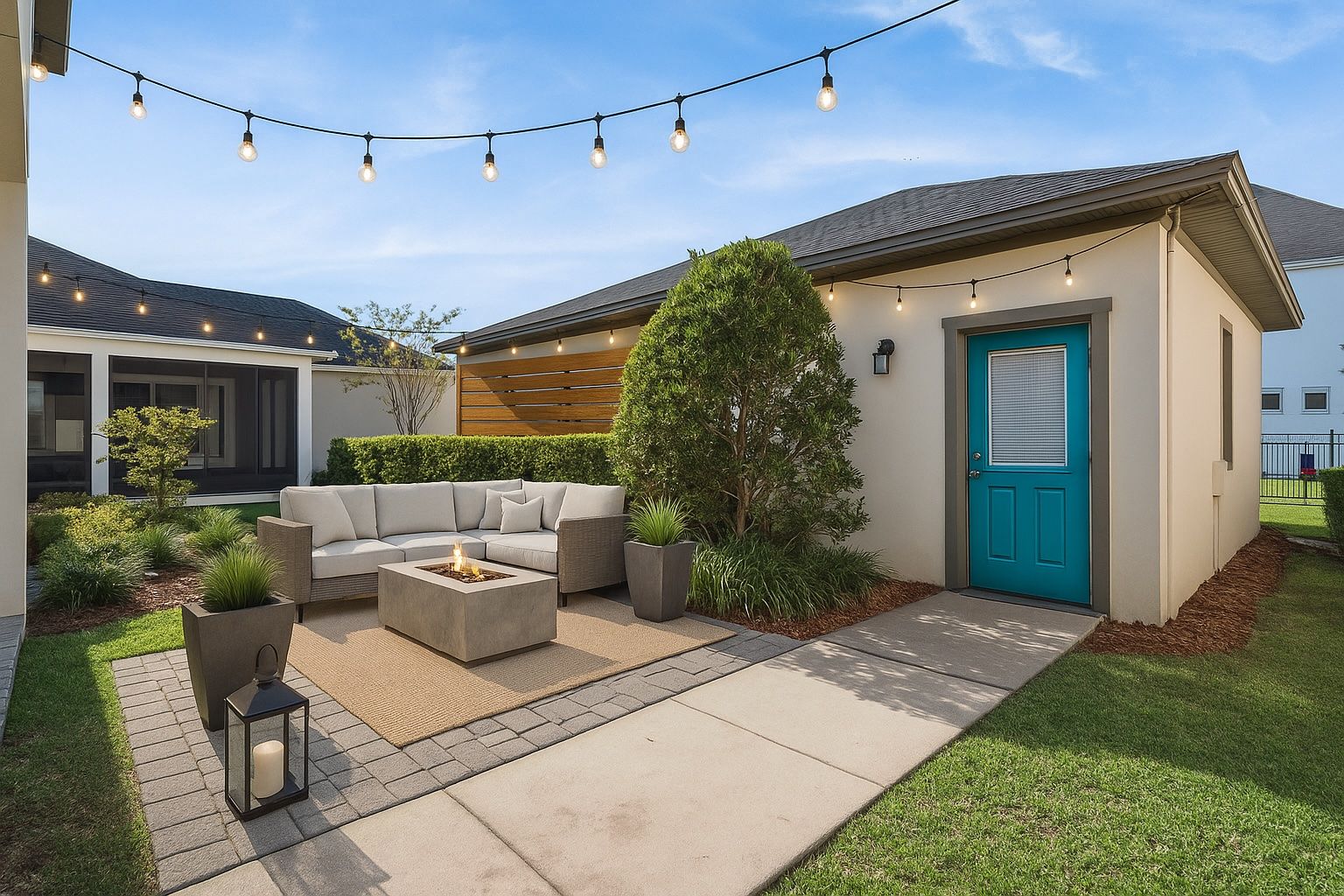 Virtually Designed backyard space