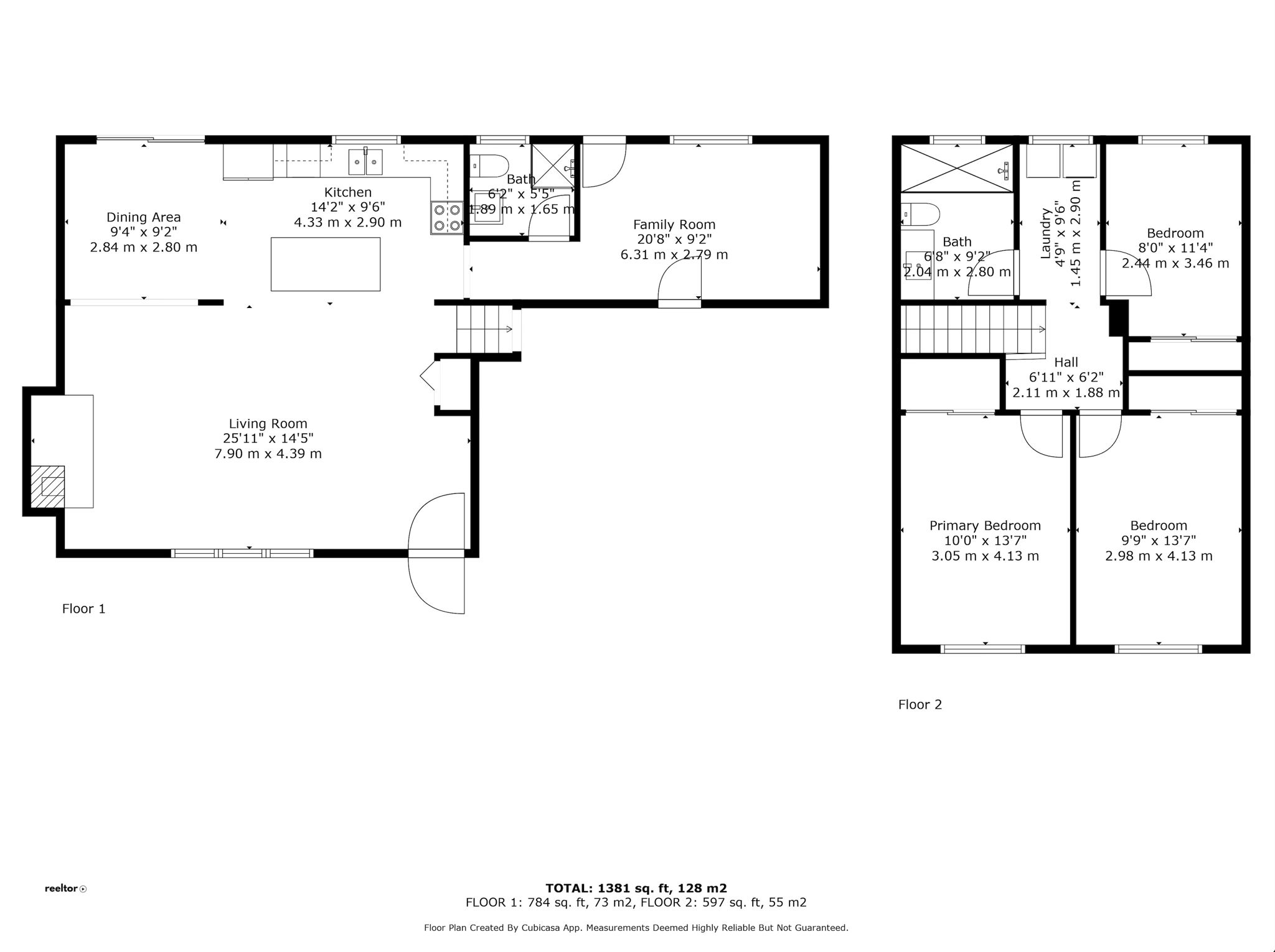 Floor Plans for Main and Upper