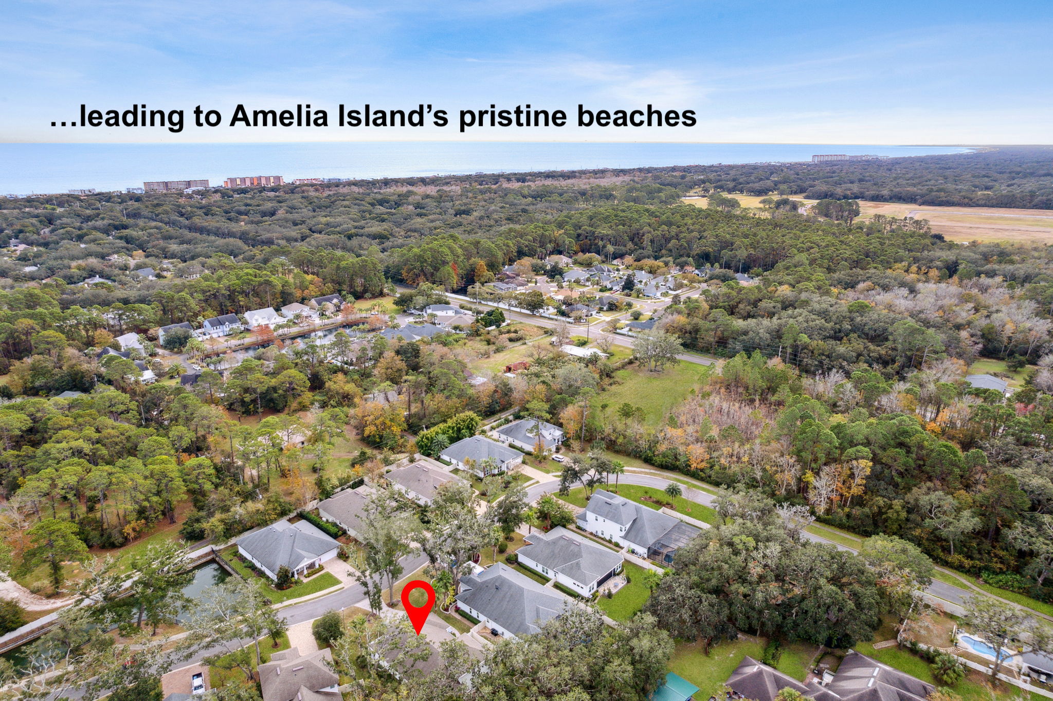 ... and one mile proximity to Amelia Island beaches.