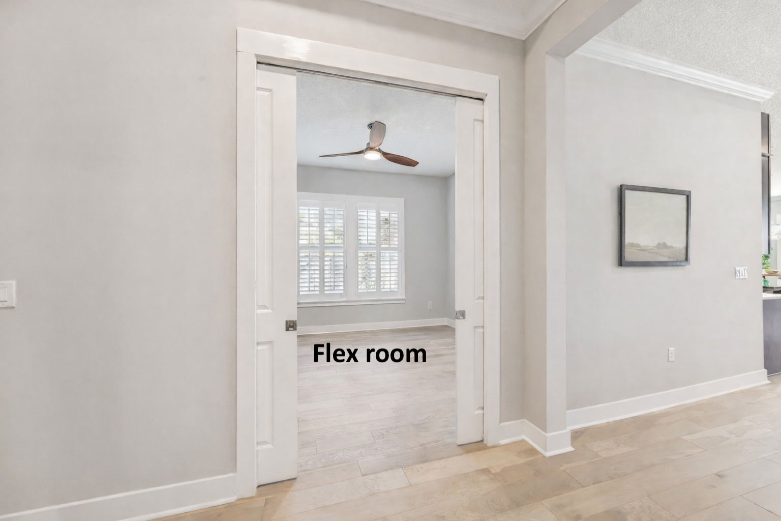 The flex room is thoughtfully designed and adapts effortlessly ...