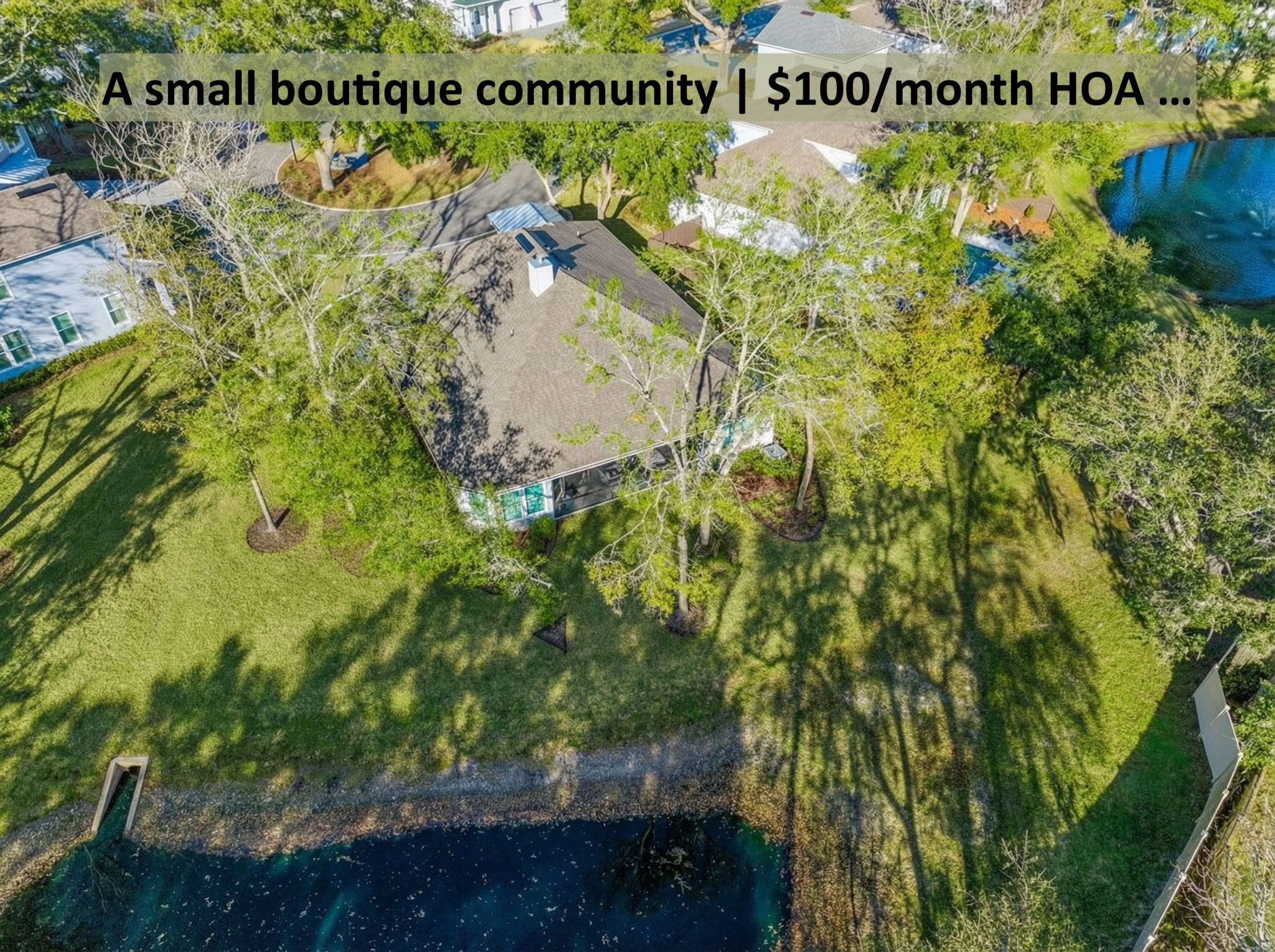 Woodmere is an intimate enclave of custom homes, centrally located with a mid-island tax rate approximately 14% lower than Fernandina city limits