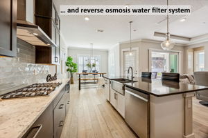 … along with a built-in reverse osmosis filtration system for purified drinking water