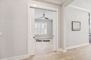 The flex room is thoughtfully designed and adapts effortlessly ...
