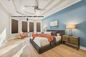 ... to complete darkness for restful sleep