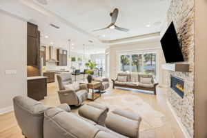 ... all positioned to capture scenic backyard and pond views