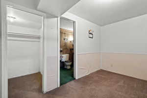 Basement bedroom