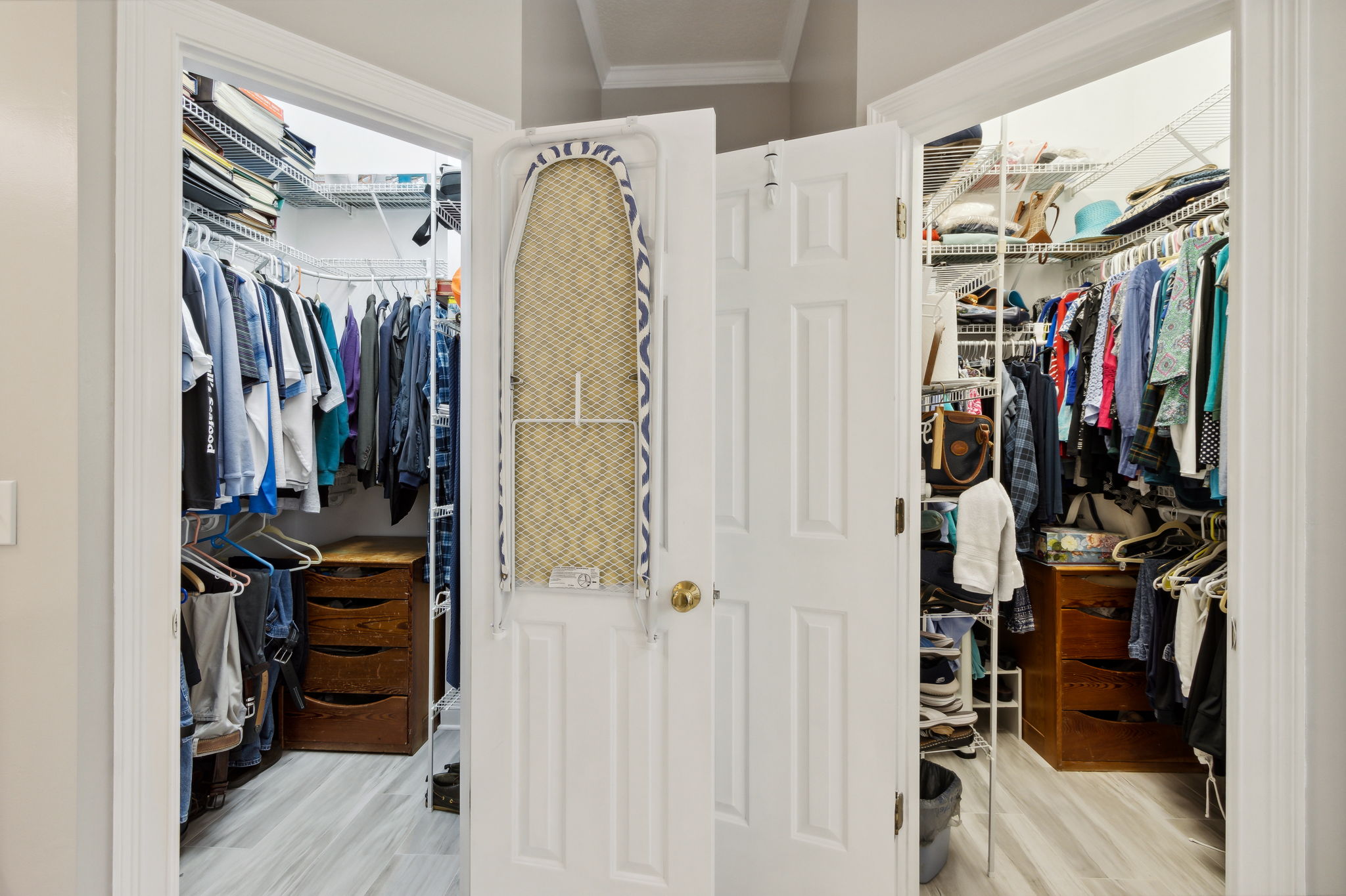 Primary Bedroom Closets