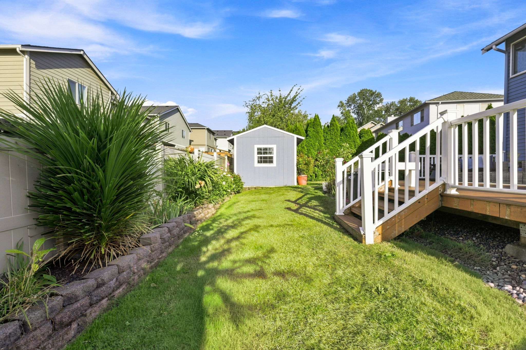 Outdoor Living Area with a shed 1-1