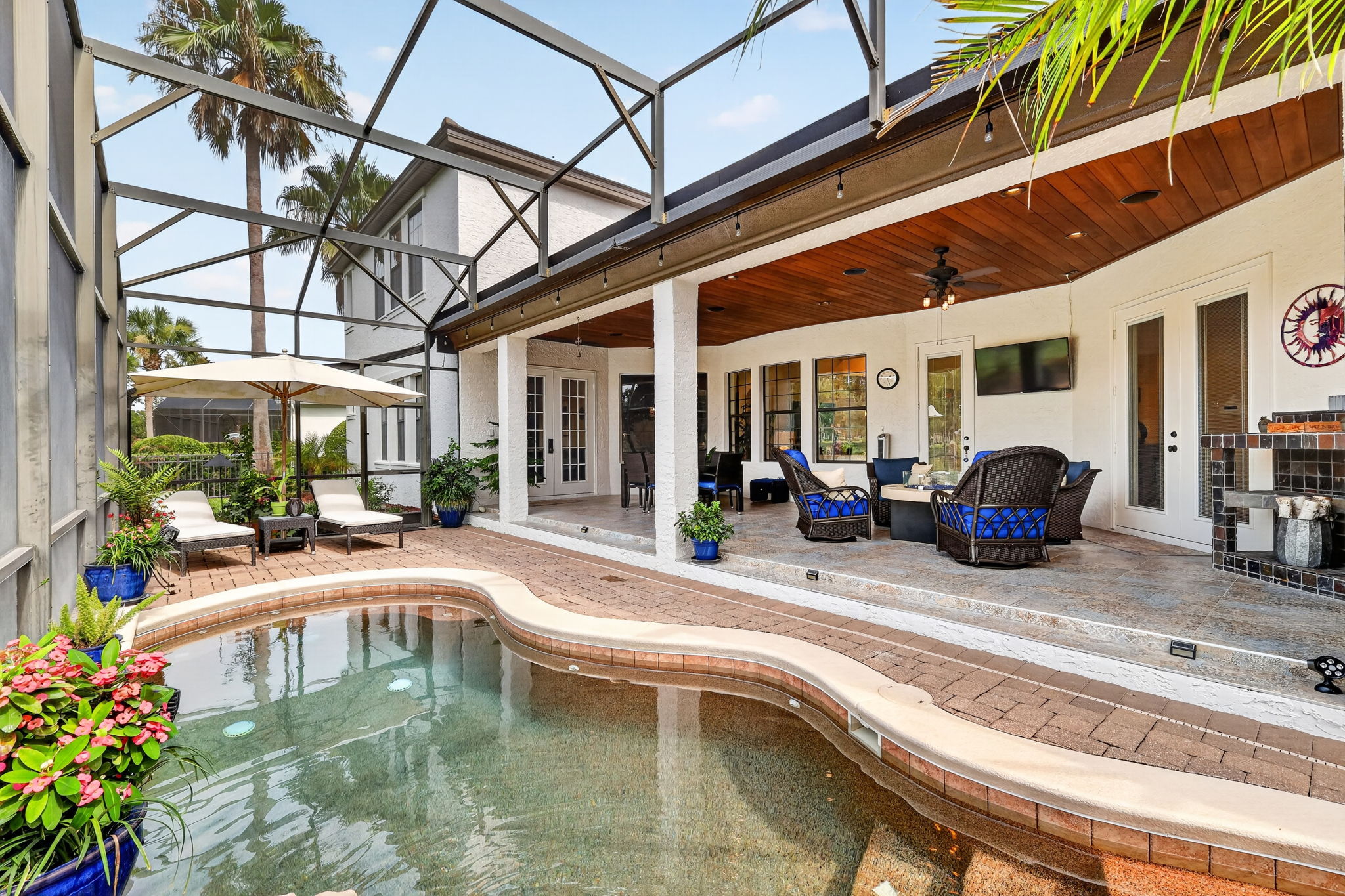 Pool & Outdoor Living Area