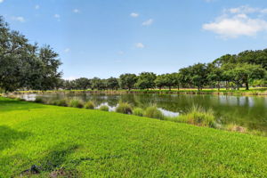 Back Yard w/ Water & Golf Course Views