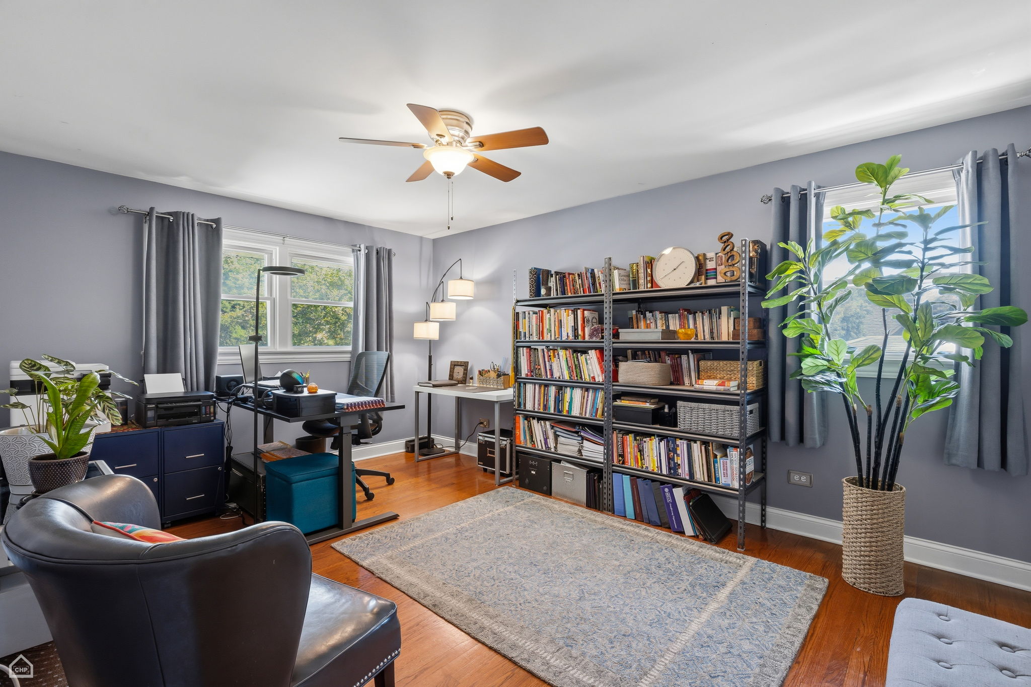 Third bedroom, currently an office