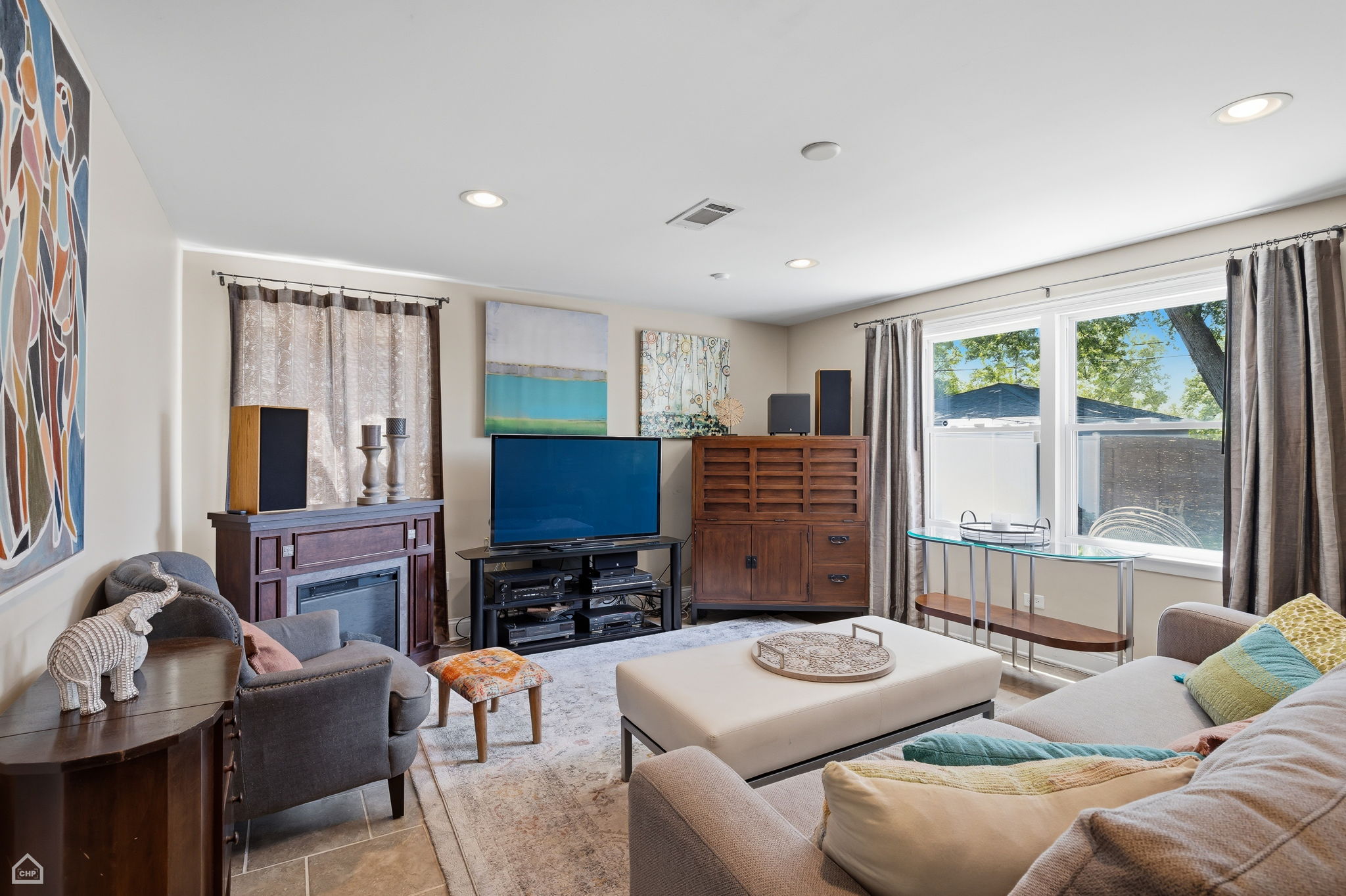 Family room, lower level