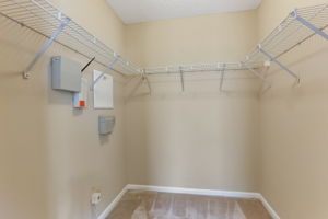 Large master walk-in closet