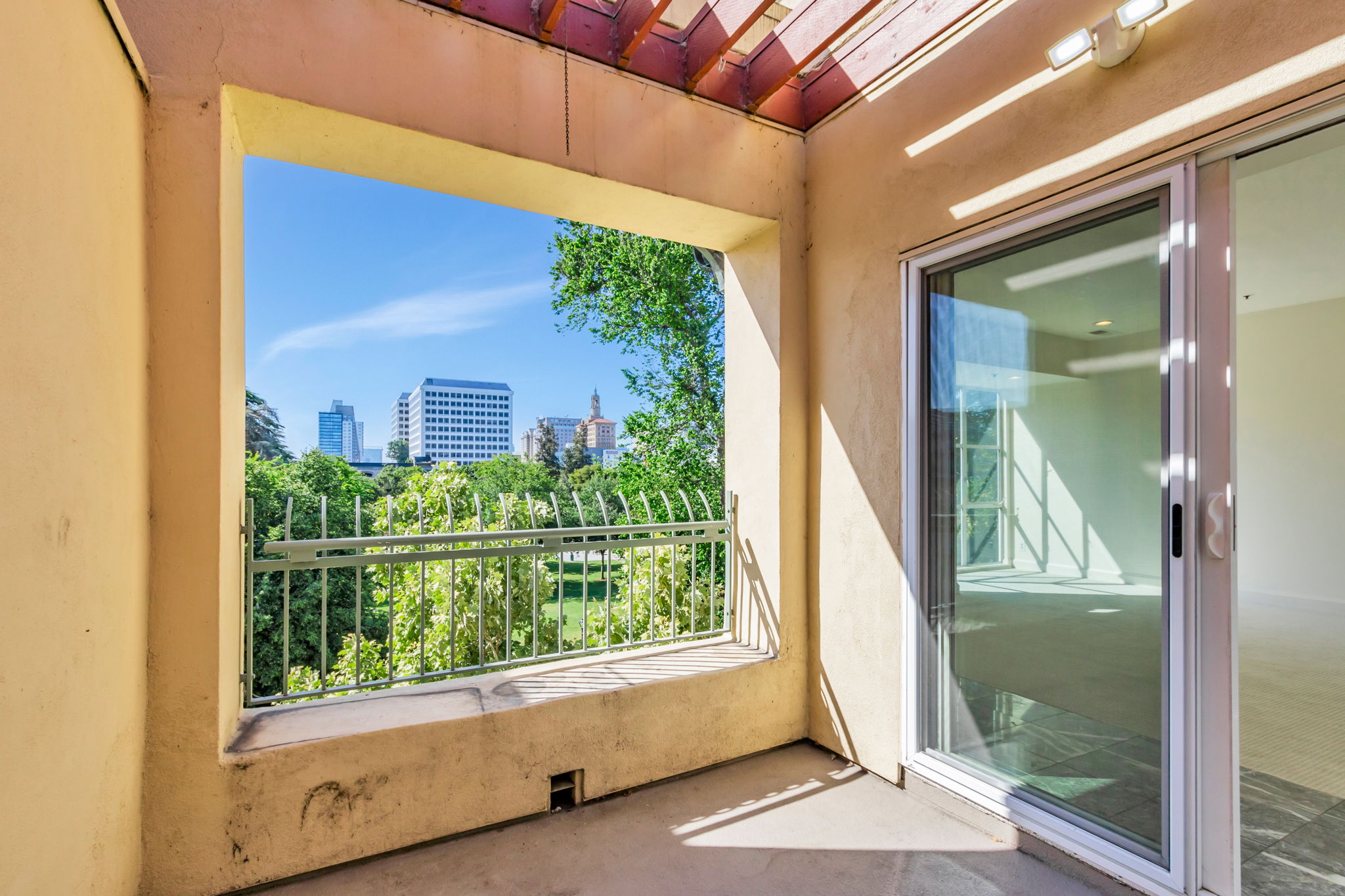 Living room balcony