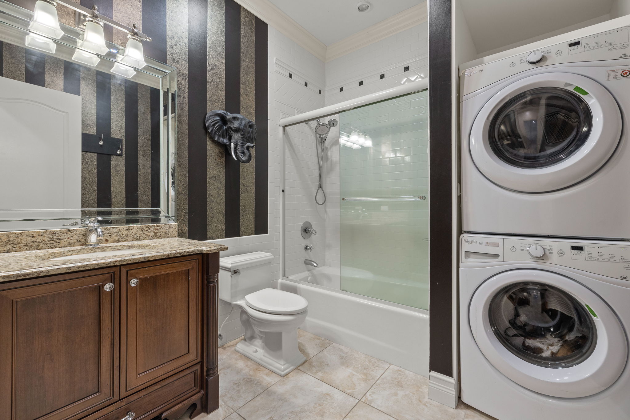 Guest Bathroom & Laundry Room