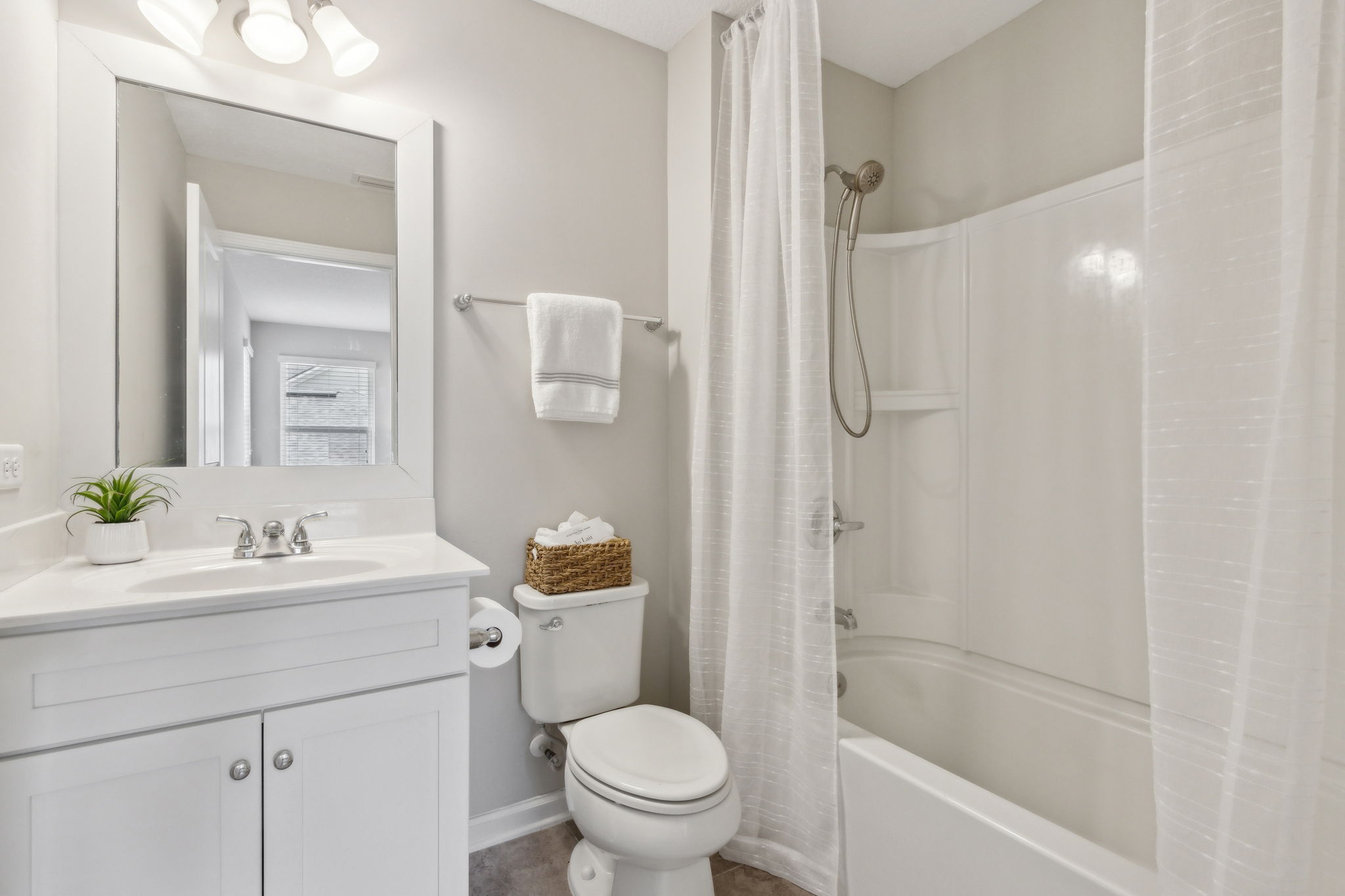 With an ensuite bath, its the suite is a cozy, private hideaway for guests or alternate living space.