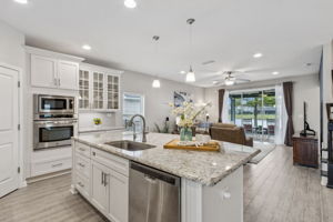 ... plenty of premium granite counter space ...