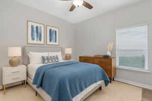 All guest bedrooms have ceiling fans and are large enough for king beds ...