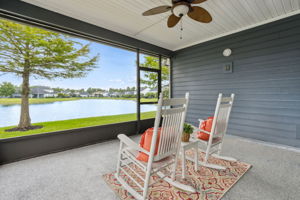 One of the features most enjoyed  - the serenity of the homes waterfront location ...
