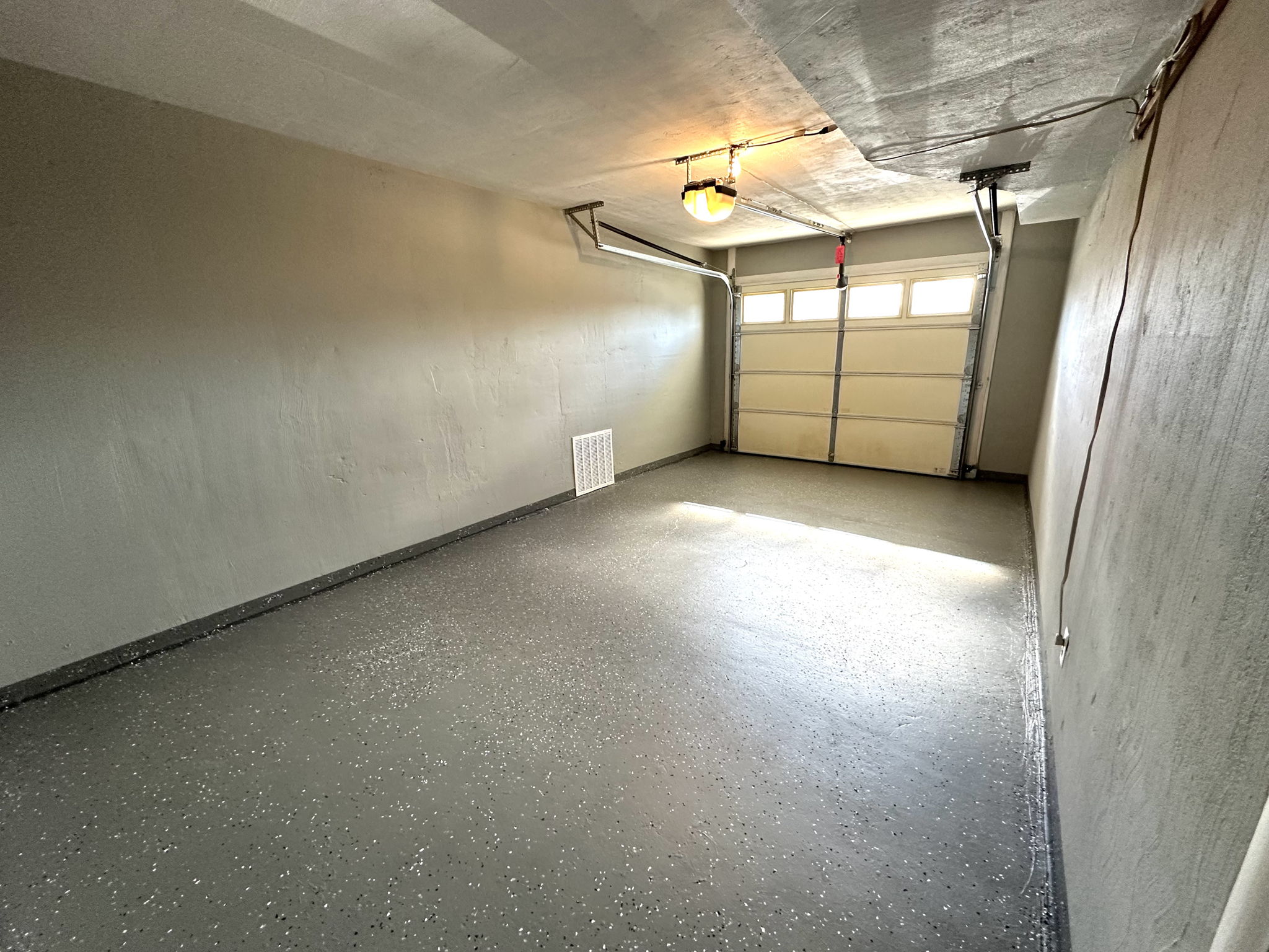 Recently Refinished Attached Garage