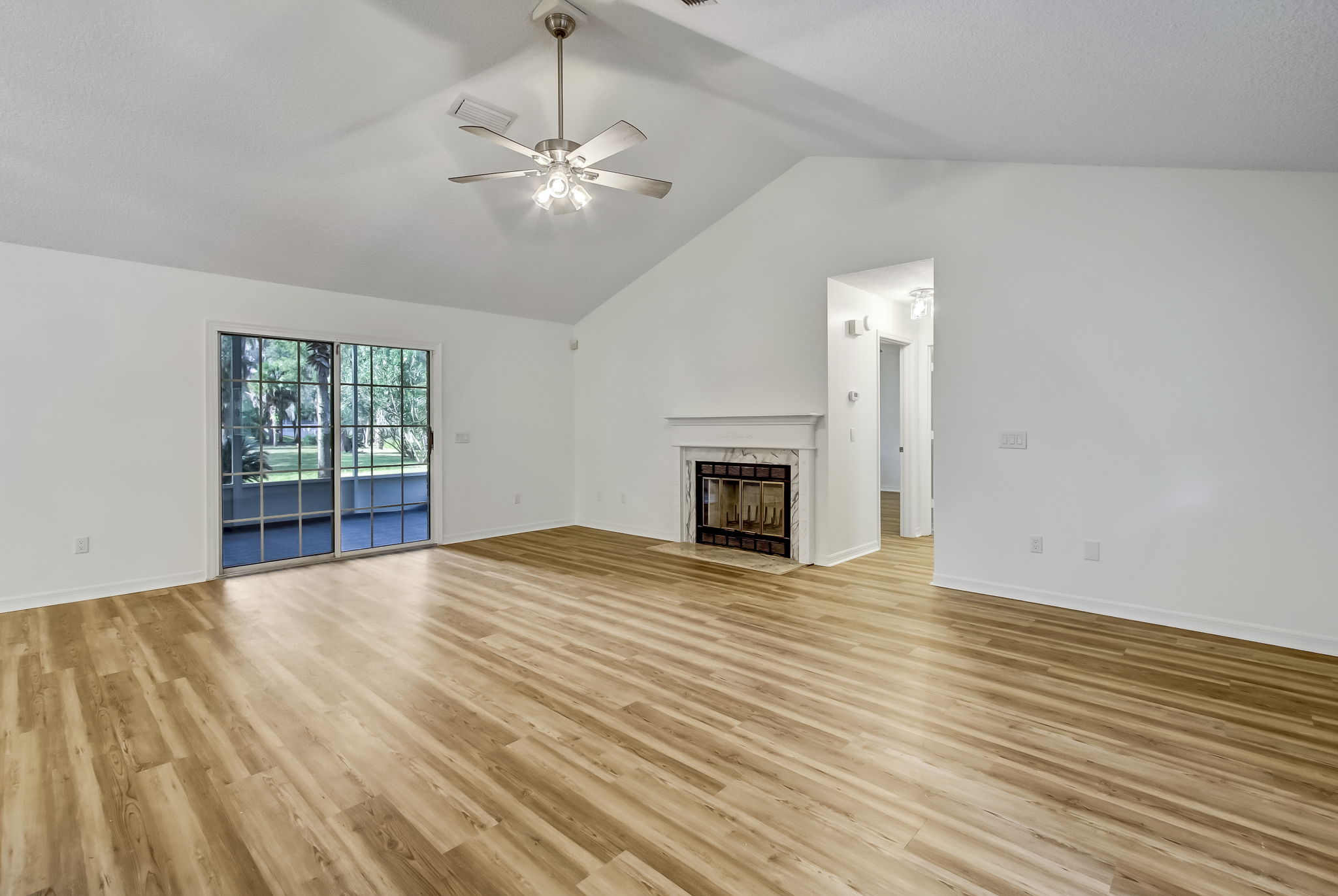 Great Room looking toward the two guest bedrooms