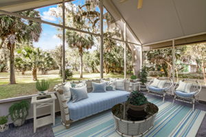 Staged Screen Porch