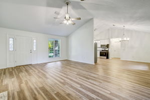 Great Room opening into Kitchen/Dining area
