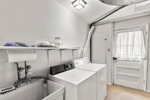 Laundry Room with Exit