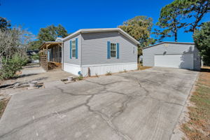 Driveway and Garage