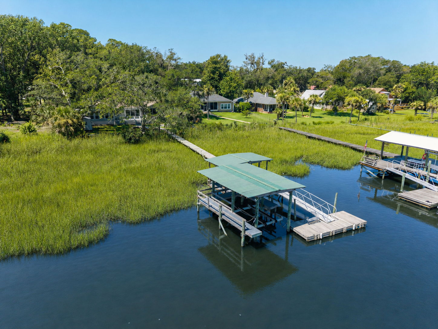… all connected by a quiet stretch of marsh, creating a waterfront lifestyle that feels private, natural and entirely your own