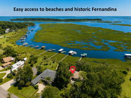 From this quiet waterfront setting, beaches and historic Fernandina remain comfortably within easy reach