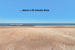 … an easy drive of about 24 minutes for mornings by the ocean, long walks and spontaneous beach days