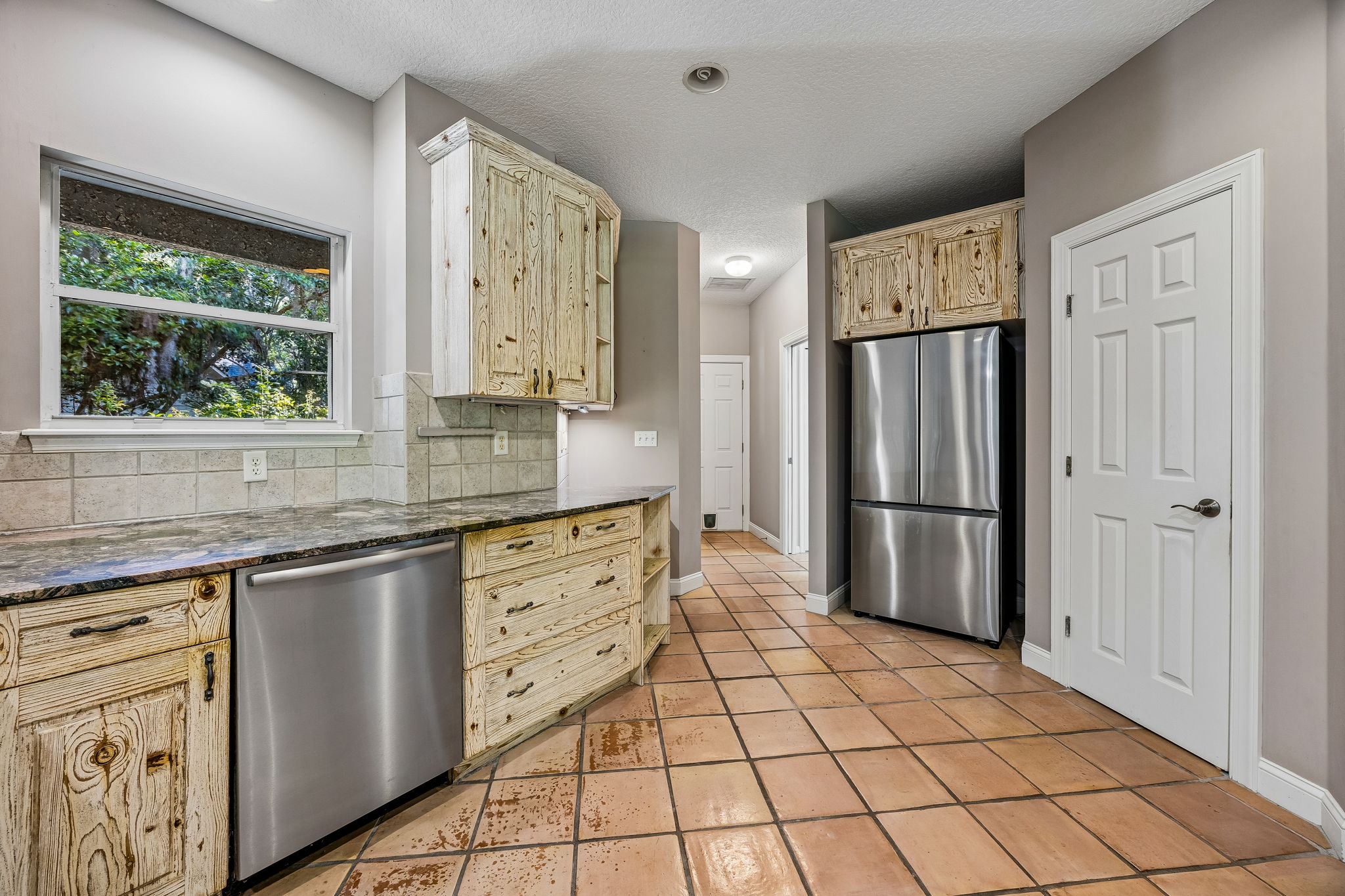 Kitchen with walk-in pantry