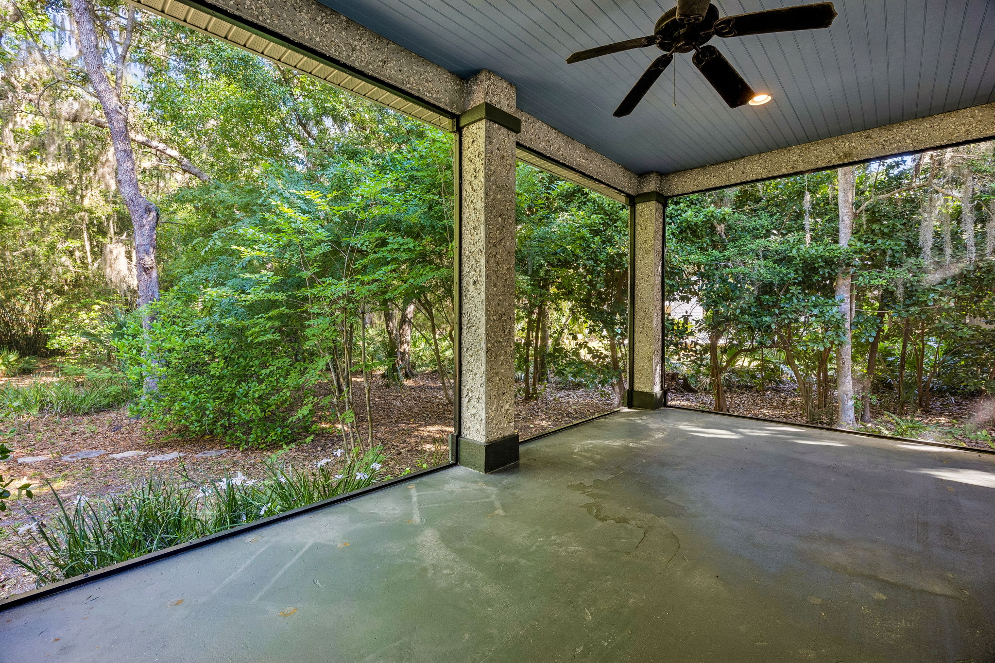 Wrap around screen porch