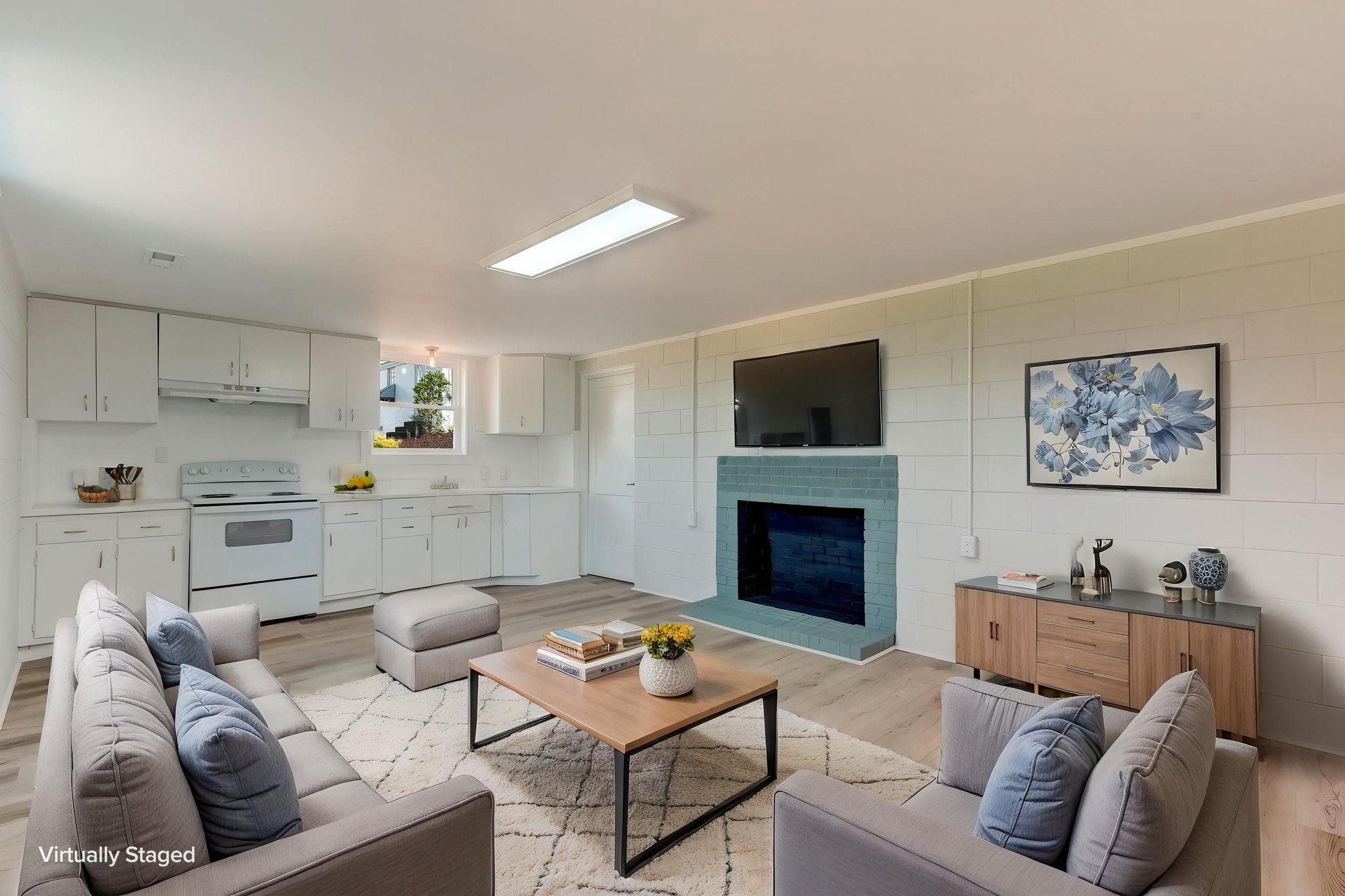 Lower Kitchen Den Dining