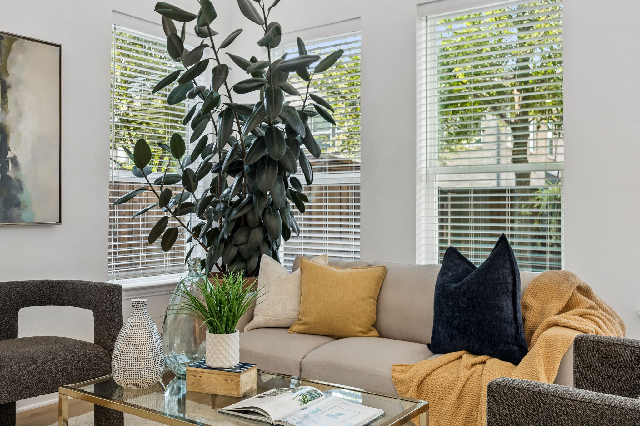 Designer finishes throughout