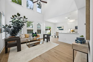 Welcoming Soaring ceiling Entry